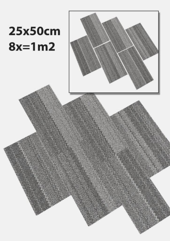 Nieuw* 25cm x 50cm Tapijttegels Beperkte voorraad. OP = OP, Ophalen of Verzenden, Nieuw