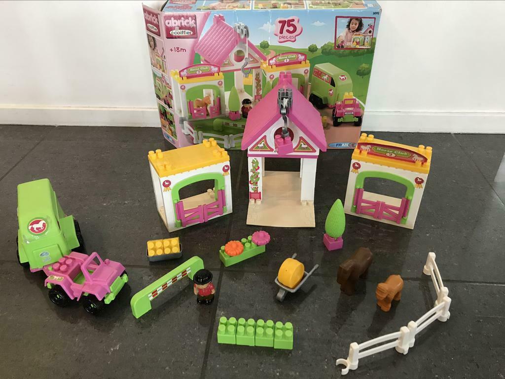 Ecoiffier manege speel en bouwset paard, Enlèvement, Comme neuf