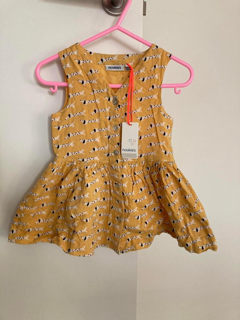 Nieuw jurk Noukie's 12 maand, Meisje, Nieuw, Ophalen of Verzenden, Jurkje of Rokje