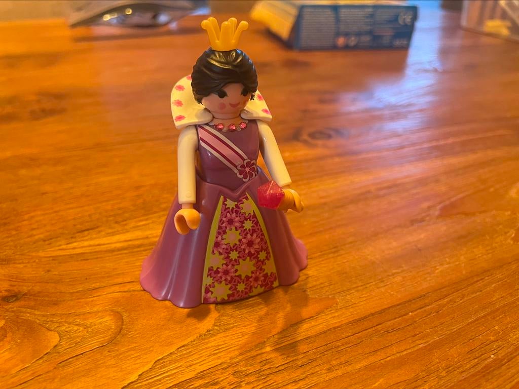 Playmobil 6841 figures series 10 girls queen paars, Ophalen of Verzenden, Zo goed als nieuw, Complete set
