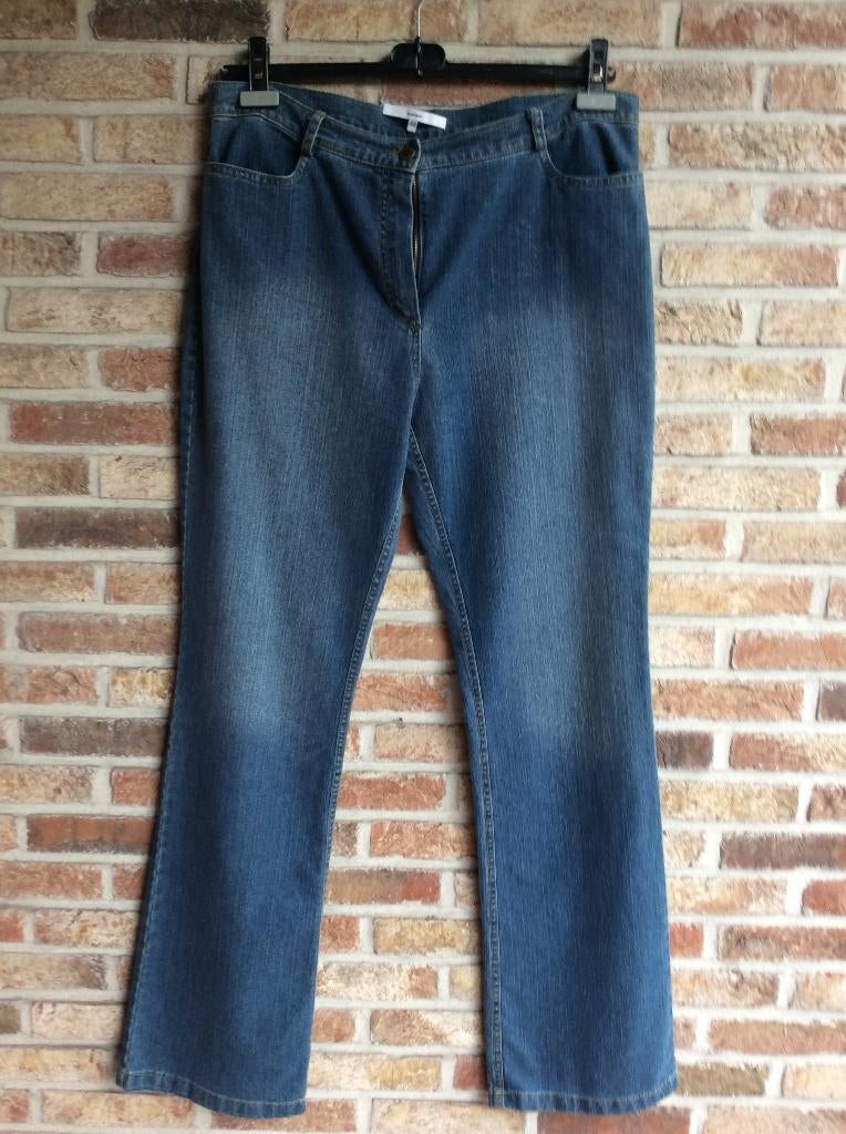 JEANS BROEK NATAN MAAT 48 ( KLEINE ) ZO GOED ALS NIEUW, Blauw, Maat 46/48 (XL) of groter, Ophalen of Verzenden, Zo goed als nieuw
