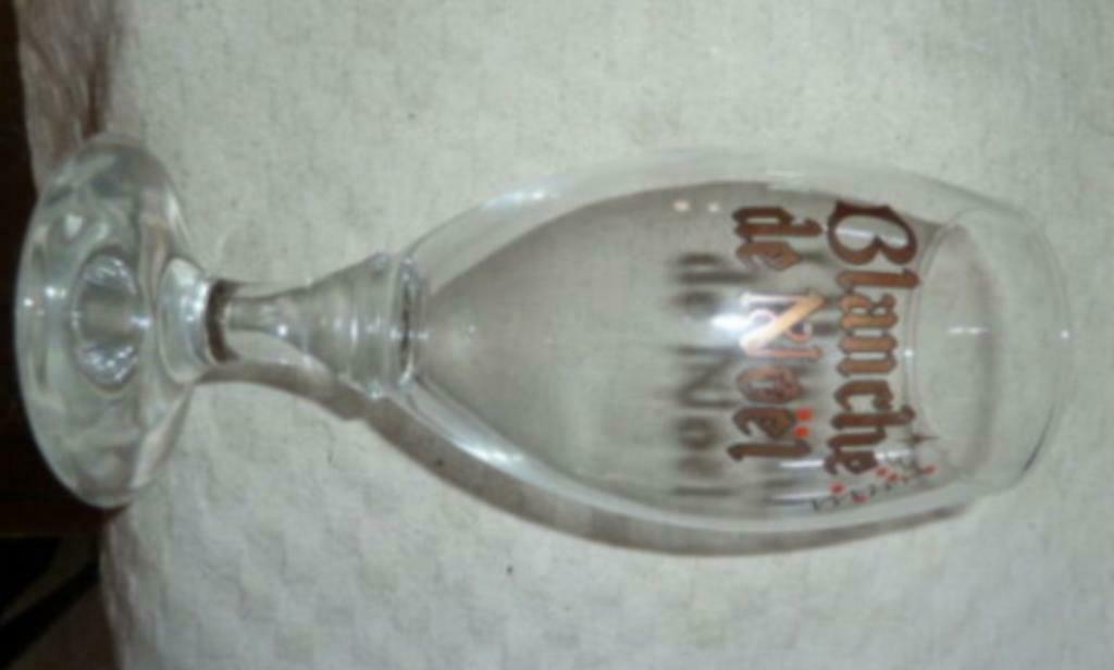 #I bier glas BLANCHE DE NOËL Brasserie Du Bocq - Purnode, Ophalen of Verzenden, Nieuw, Bierglas