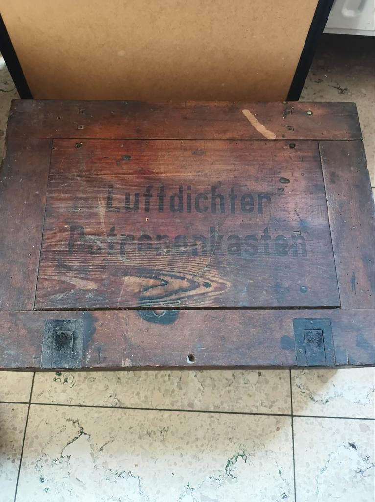 Duitse K98 munitiekist WO2, Ophalen, Landmacht, Kist of Geocache