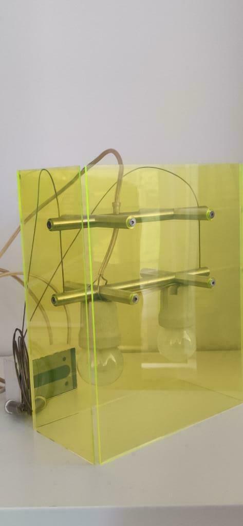 Design hang lamp, Huis en Inrichting, Ophalen, Kunststof, Design, Zo goed als nieuw