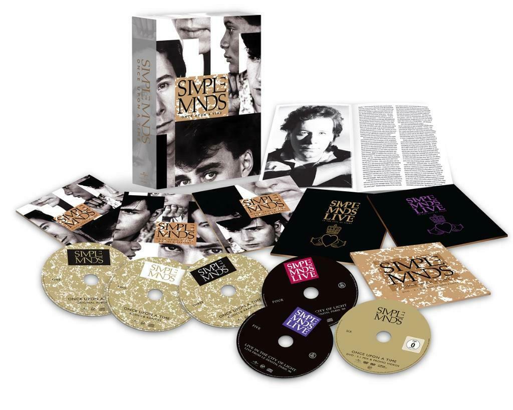 5Cd+Dvd Box Simple Minds Once Upon A Time ZGAN, Enlèvement ou Envoi, Comme neuf, Coffret