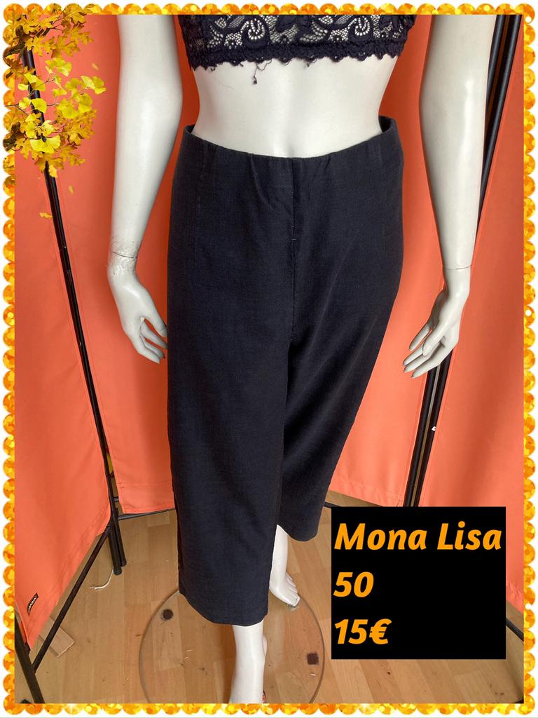 3/4 broek dames 50. Mona Lisa, Trois-quarts, Taille 46/48 (XL) ou plus grande, Enlèvement ou Envoi, Mona Lisa