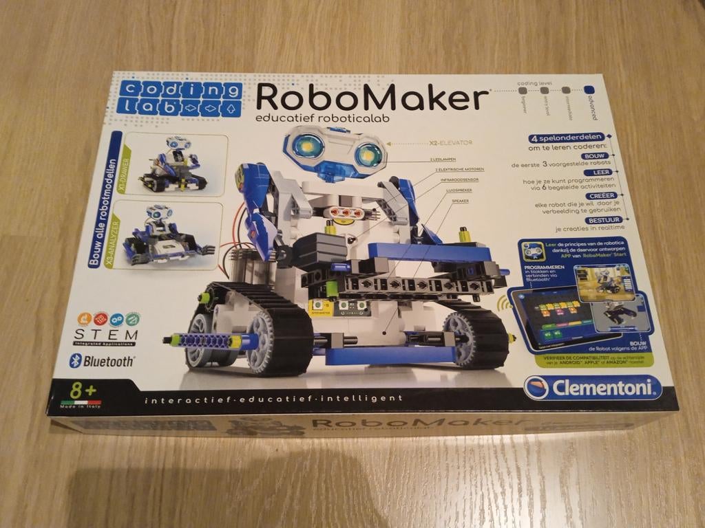 Clementoni : robomaker, Kinderen en Baby's, Ophalen of Verzenden, Zo goed als nieuw, Bouwen, Met licht