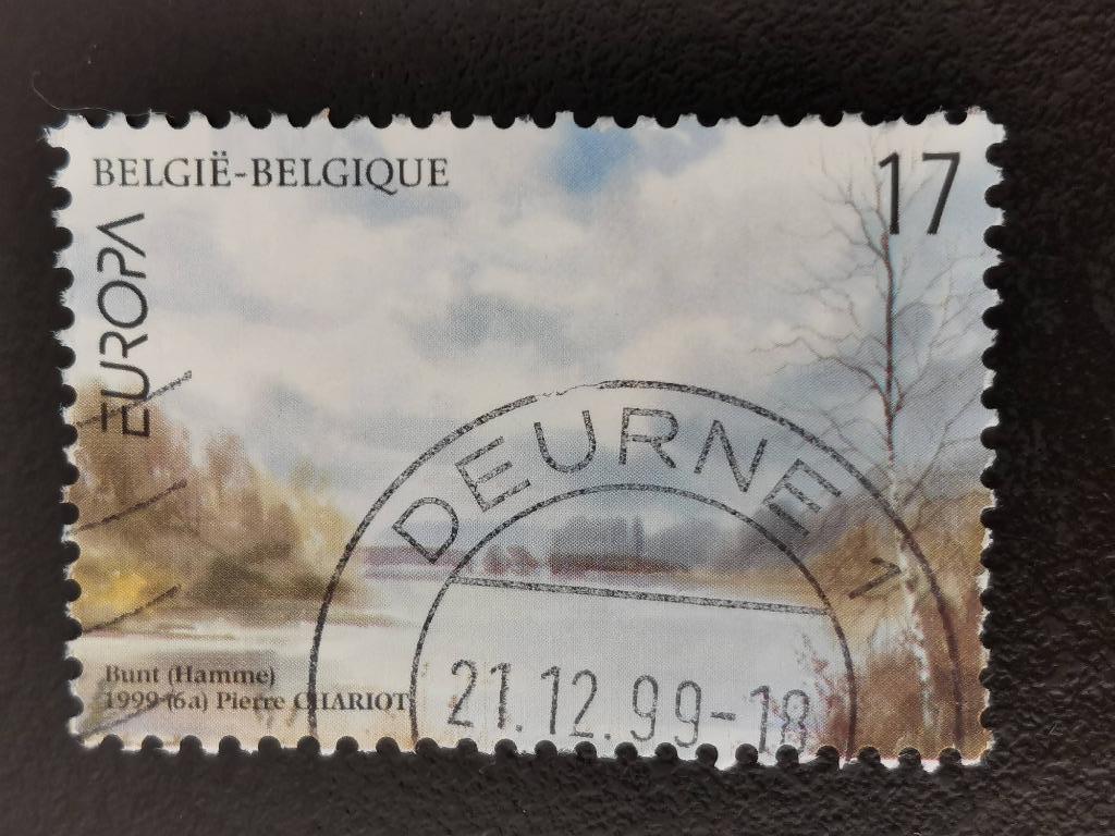 Belgie 1999 - Europa CEPT - natuurreservaten, Postzegels en Munten, Postzegels | Europa | België, Ophalen of Verzenden, Gestempeld