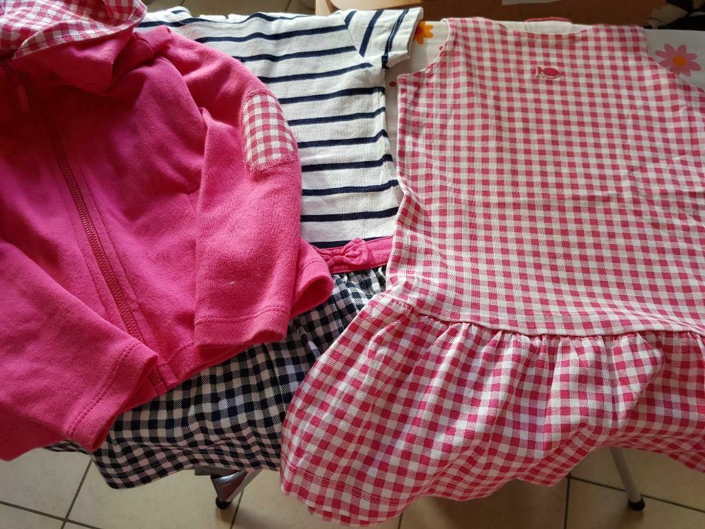 2 kleedjes en 1 gilet maat 4 jaar merk weekend a la mer, Kinderen en Baby's, Ophalen, Zo goed als nieuw, Meisje, Setje