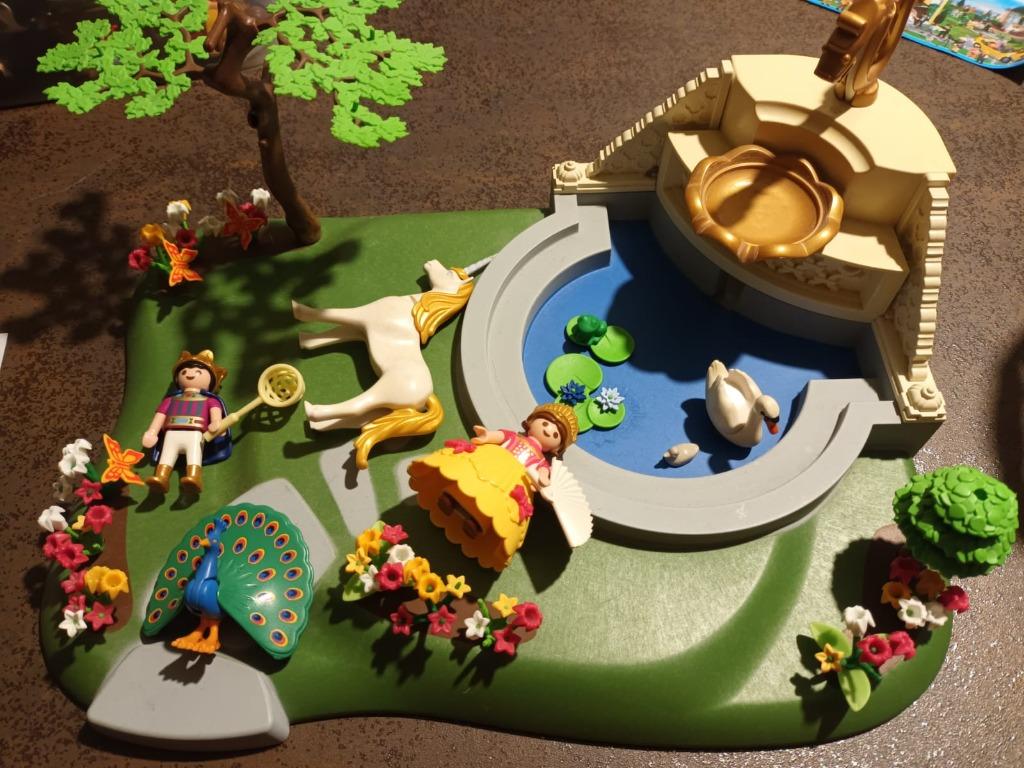 playmobil - Eenhoorn superset tuin + fontijn 4137, Kinderen en Baby's, Speelgoed | Playmobil, Ophalen of Verzenden, Zo goed als nieuw