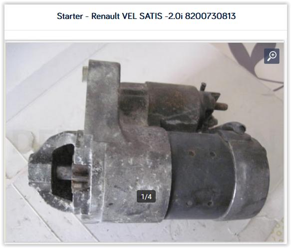 starter Renault vel-satis/Renault  espace1.8i  2.0i benzine, Enlèvement ou Envoi, Utilisé, Renault