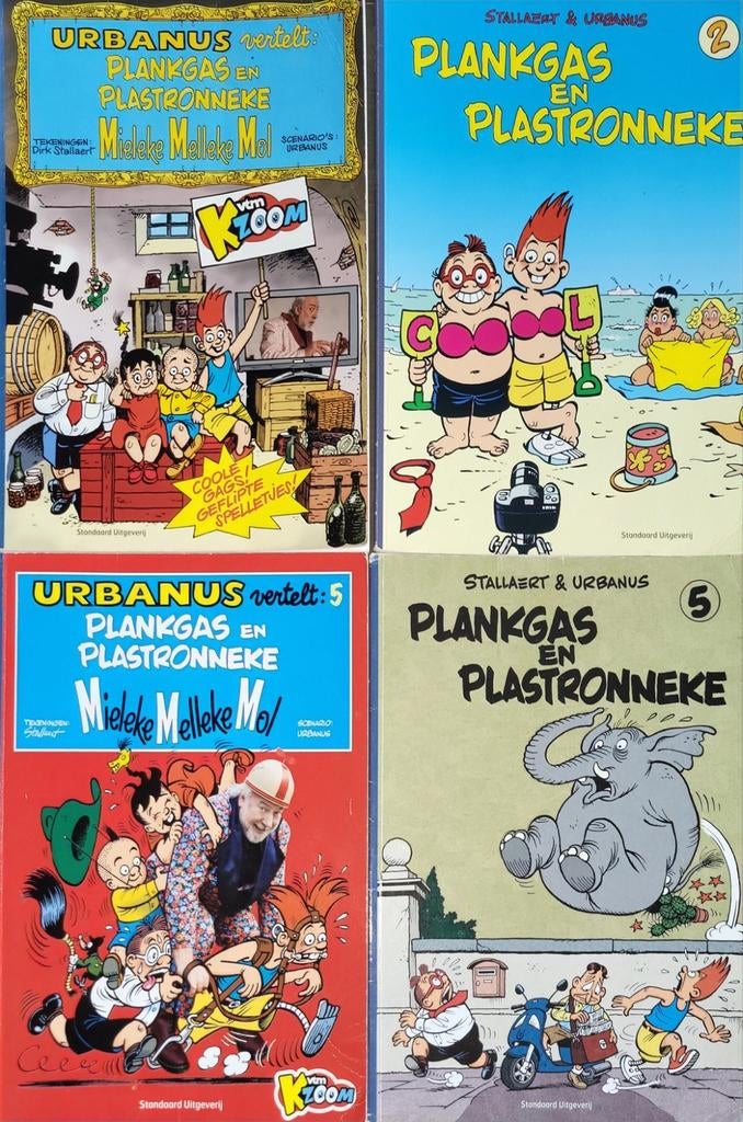 4 Strips Urbanus "plankgas en plastronneke", Boeken, Stripverhalen, Meerdere stripboeken, Ophalen of Verzenden, Zo goed als nieuw