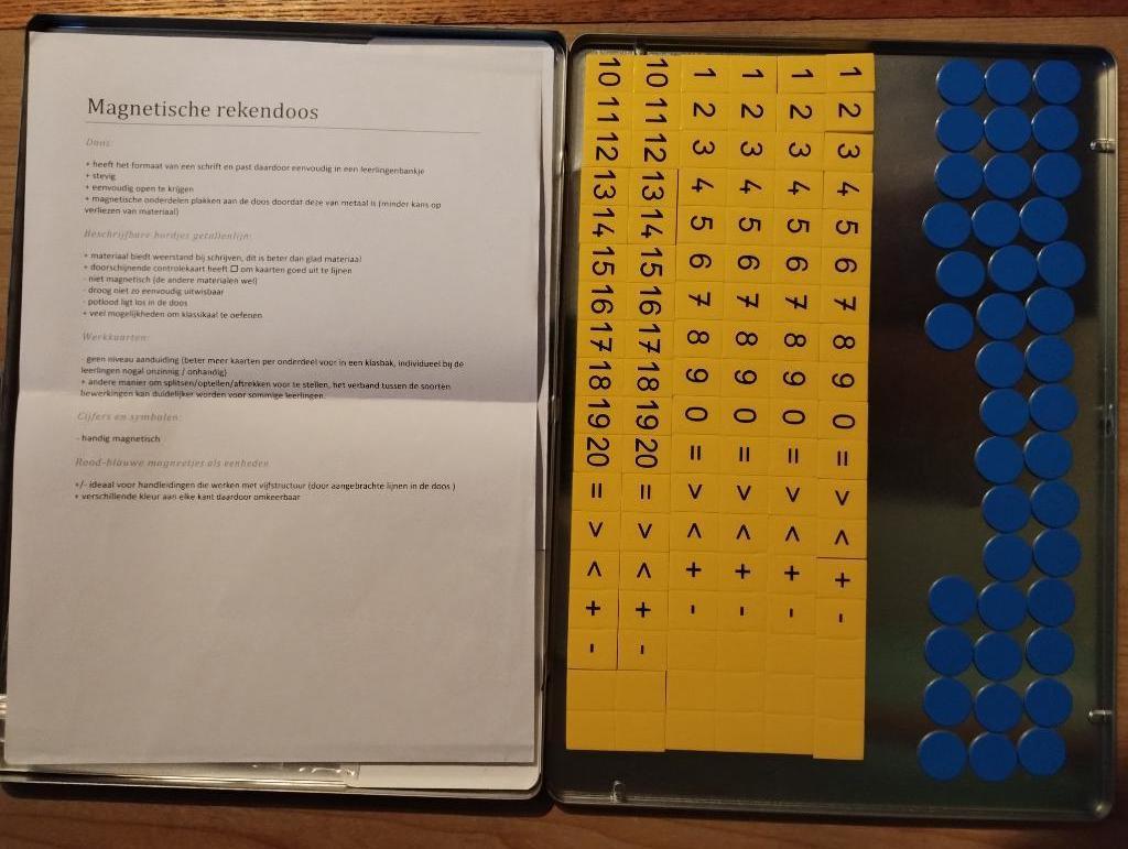 Magnetische rekendoos, Ophalen of Verzenden, Nieuw, Rekenen
