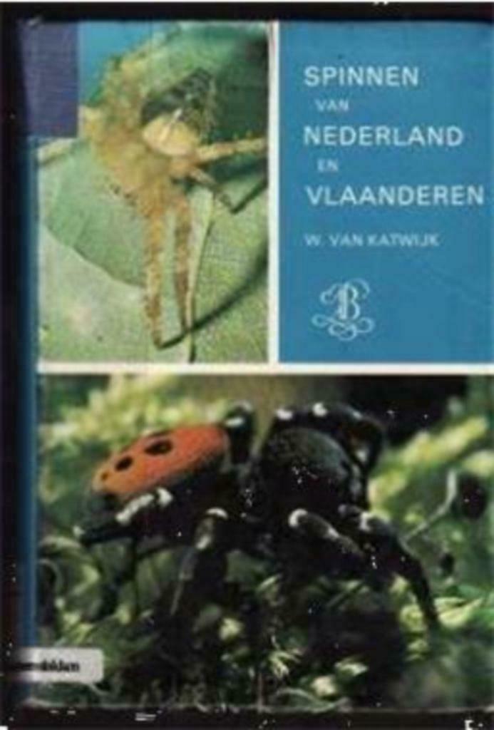 Spinnen van Nederland en Vlaanderen, W.Van Katwijk, Livres, Animaux & Animaux domestiques, Enlèvement ou Envoi, Utilisé, Reptiles ou Amphibiens
