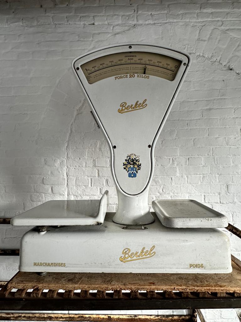 Vintage Berkel winkelweegschaal, Enlèvement, Utilisé, Balance de magasin, Analogique