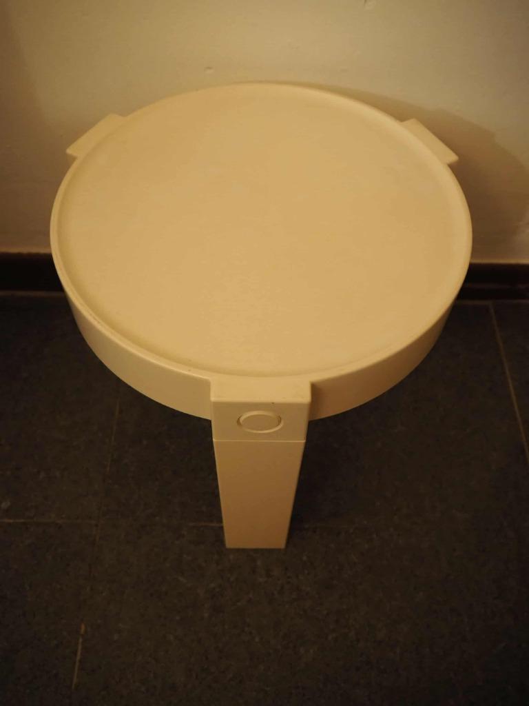 Space Age bijzettafeltje, Flair voor Prisunic, 1970s, Huis en Inrichting, Space Age, Gebruikt, Rond, Minder dan 50 cm