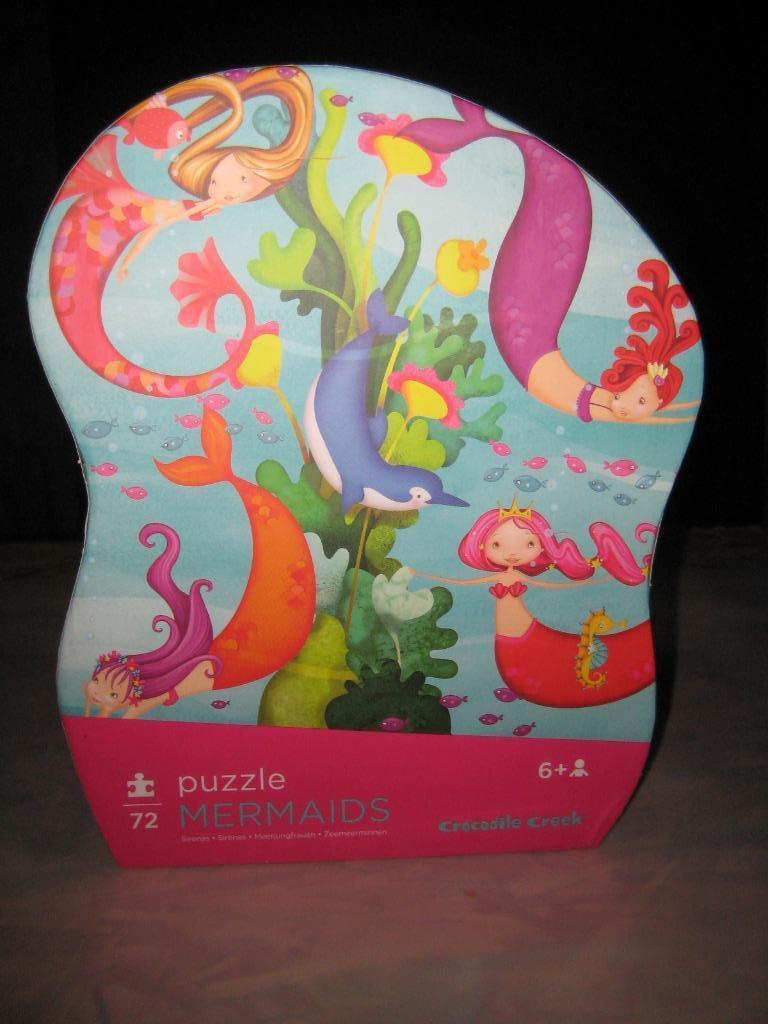 Puzzel meerminnen - Crocodile Creek, Enlèvement ou Envoi, Plus de 50 pièces, Comme neuf, 6 ans ou plus