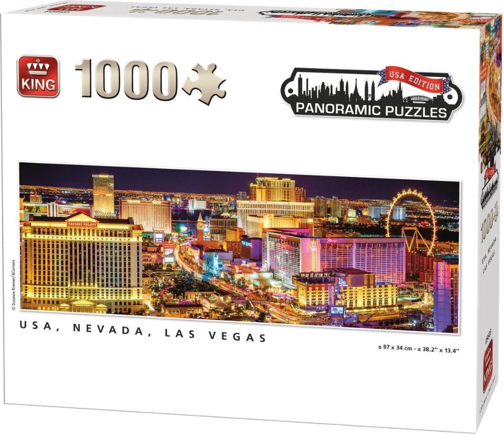 Puzzel 1000 stukjes, Las Vegas, Enlèvement, 500 à 1500 pièces, Comme neuf