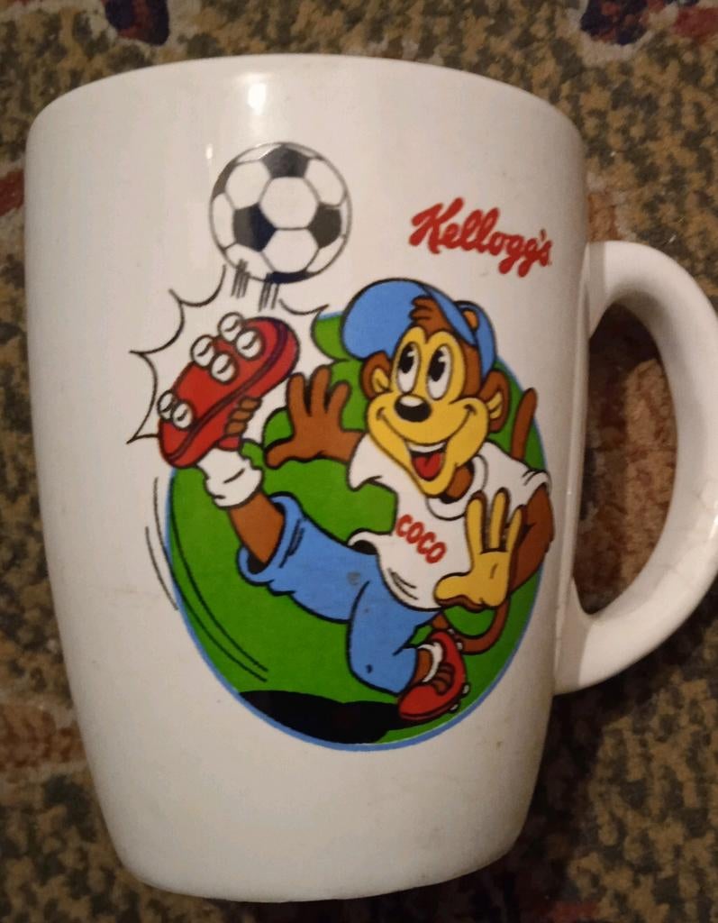 Mug Kellogg ancien, + de 40 ans, Enlèvement ou Envoi