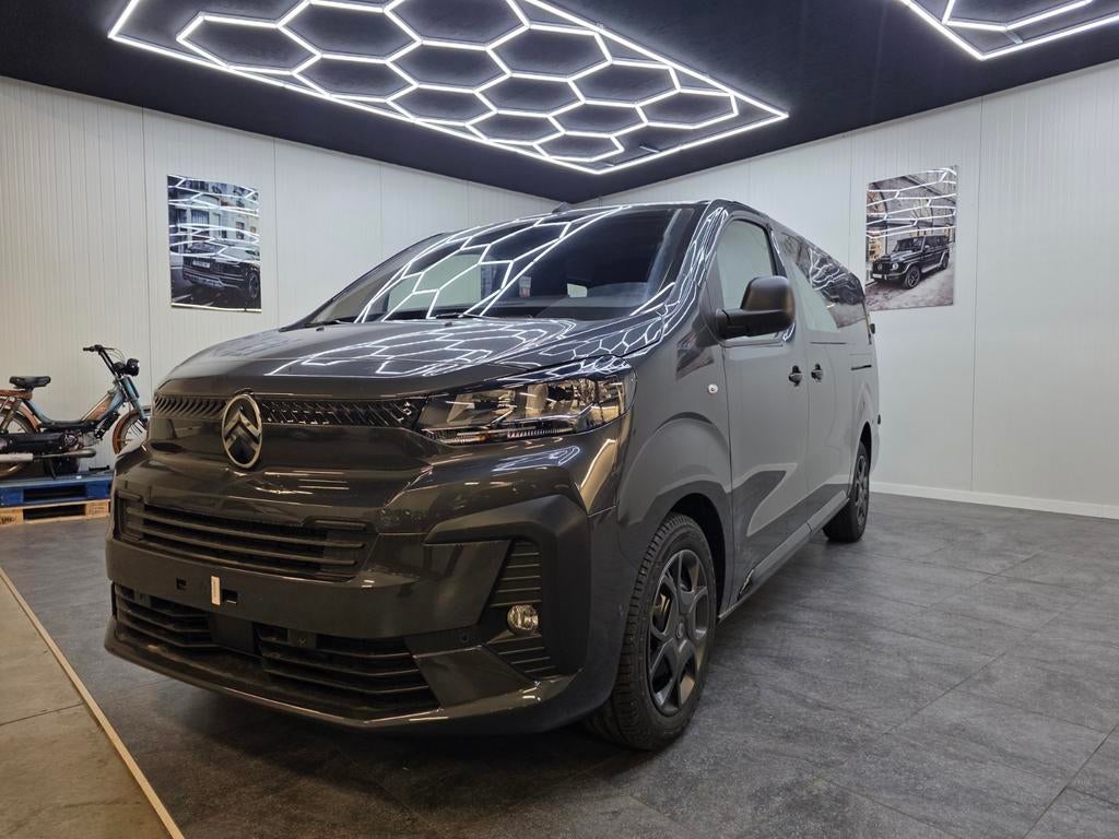 CITROEN JUMPY L3 2.0 HDI 180 PK 2026 AUTOMAAT 6 PERS/LV, Autos, Citroën, Argent ou Gris, Achat, Euro 6, Entreprise
