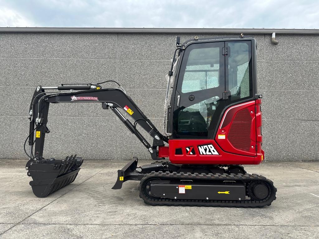 Minigraver Rhinoceros XN28, Zakelijke goederen, Machines en Bouw | Kranen en Graafmachines, Graafmachine, Ophalen of Verzenden
