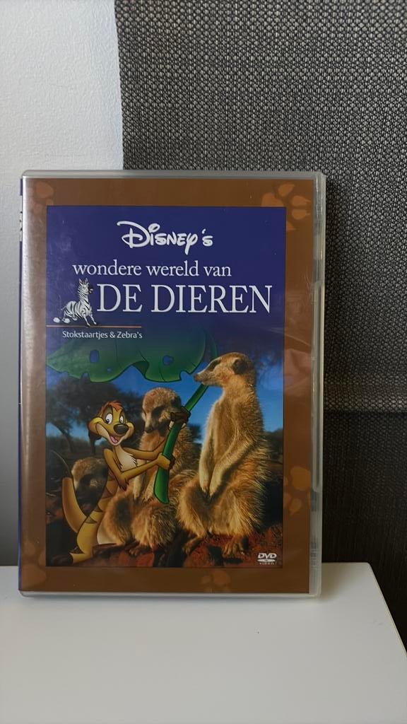 DVD Disney’s wondere wereld vd dieren  Stokpaardjes&zebra’s, Enlèvement ou Envoi, Utilisé