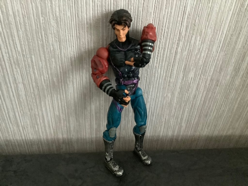 Personnage Marvel X-Men Gambit (15 cm) (2003), Collections, Enlèvement ou Envoi, Utilisé