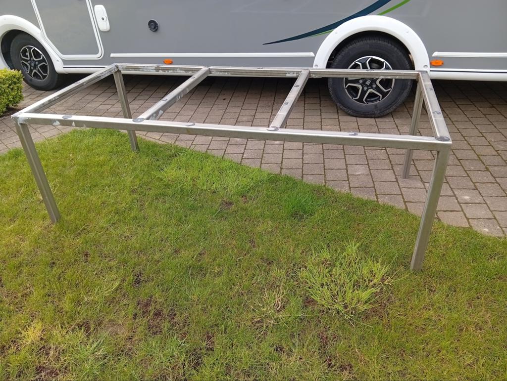 Inox tafel frame, Tuin en Terras, Ophalen