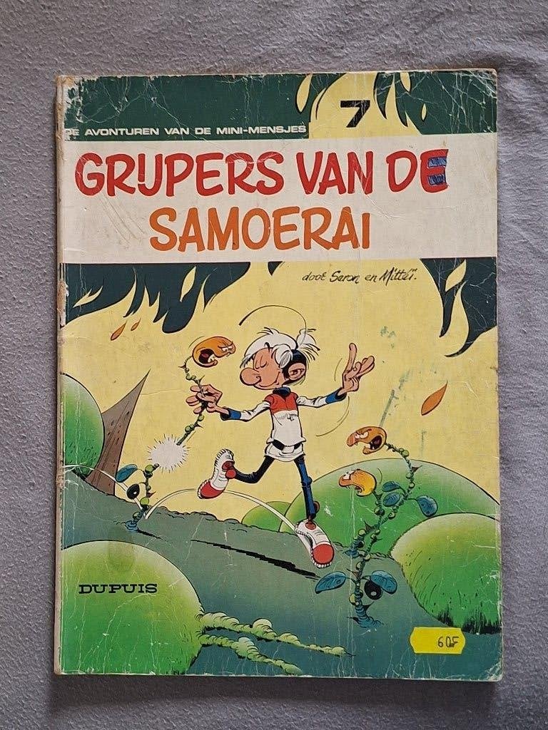 de minimensjes 7: grijpers van de samoerai, Eén stripboek, Ophalen of Verzenden, Gelezen