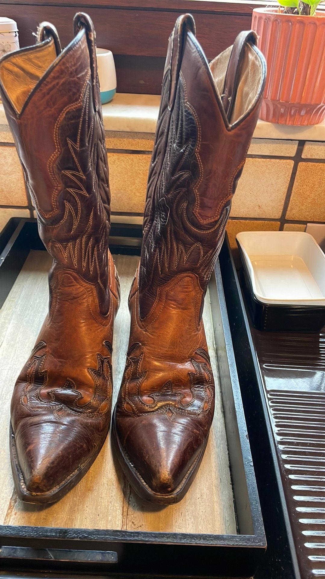 Westeren laarzen, Bruin, Boots, Ophalen of Verzenden, Gedragen