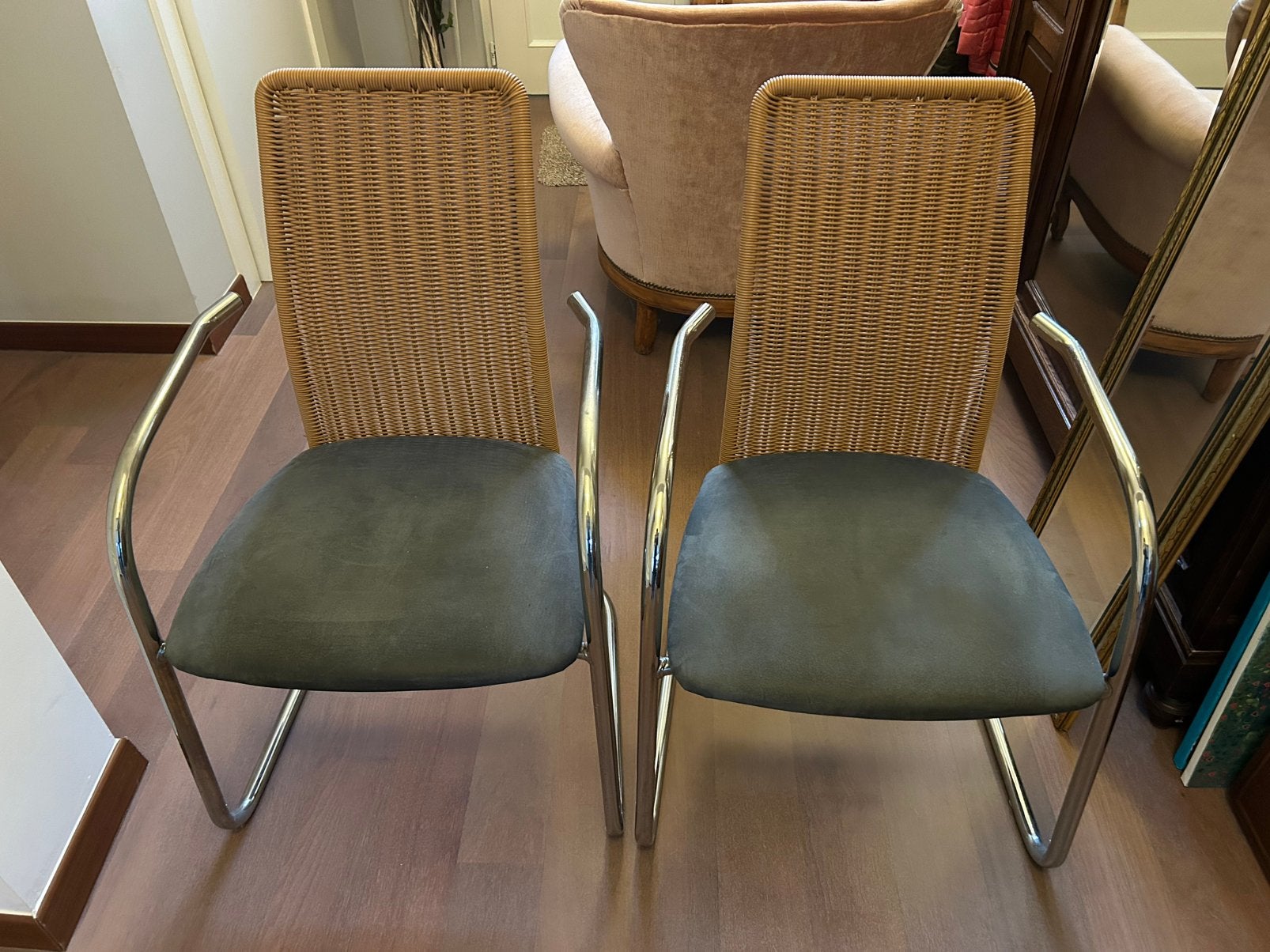 Breuer stijl 2 stoelen, Ophalen, Zo goed als nieuw