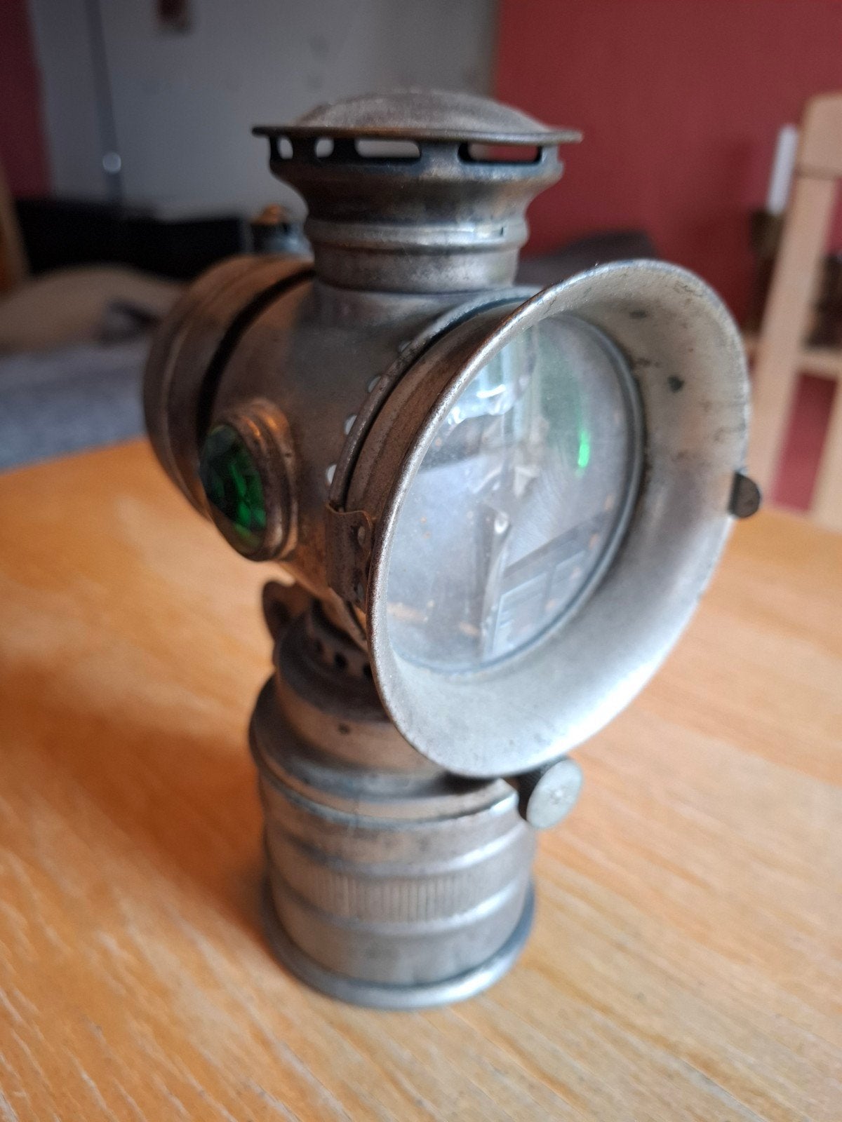 Ancienne lampe de vélo-moteur, Antiquités & Art, Enlèvement