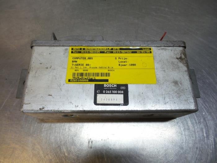 ABS Computer van een BMW 7-Serie (7-Serie 86-), Gebruikt, -, -, Ophalen of Verzenden