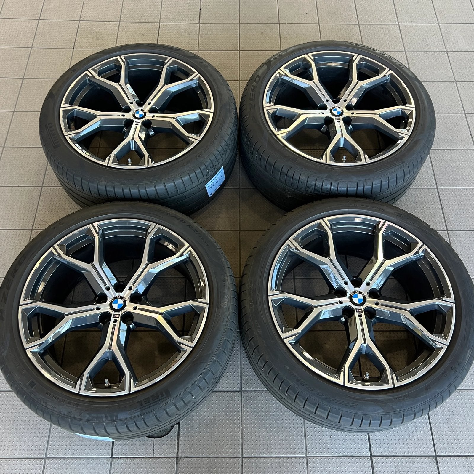 Bmw x5 velgen 21inch met zomerbanden zoals nieuw, Ophalen, 21 inch, Zomerbanden, Banden en Velgen