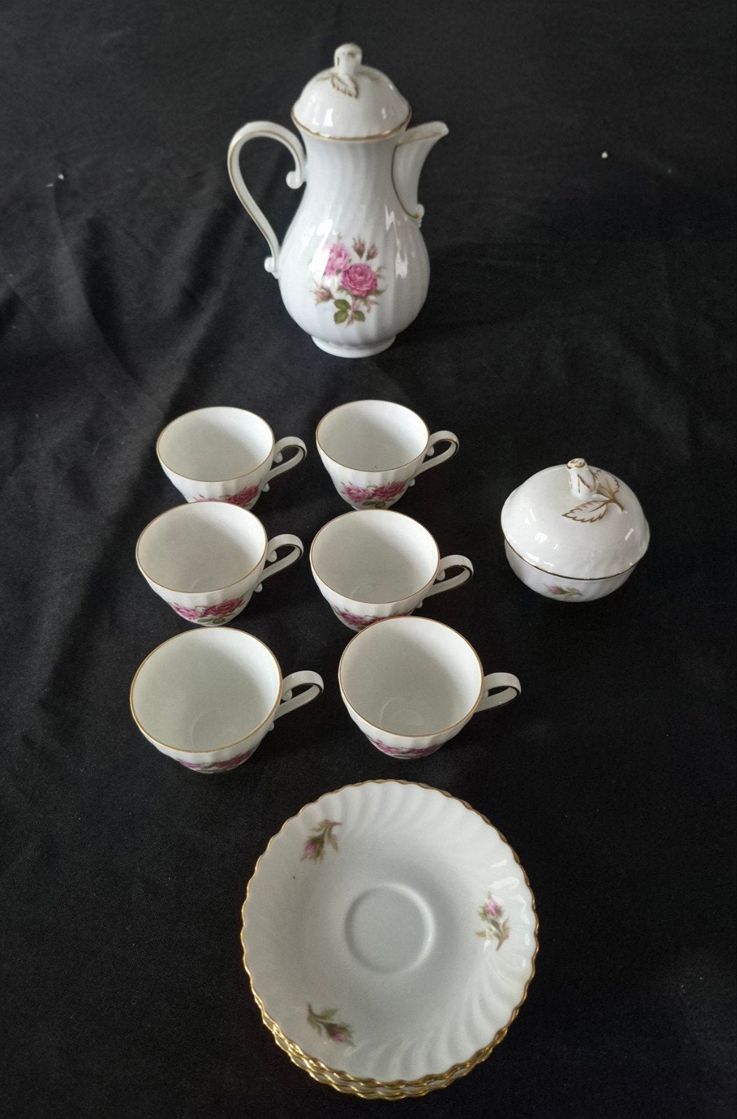 Service à café vintage en porcelaine, Enlèvement