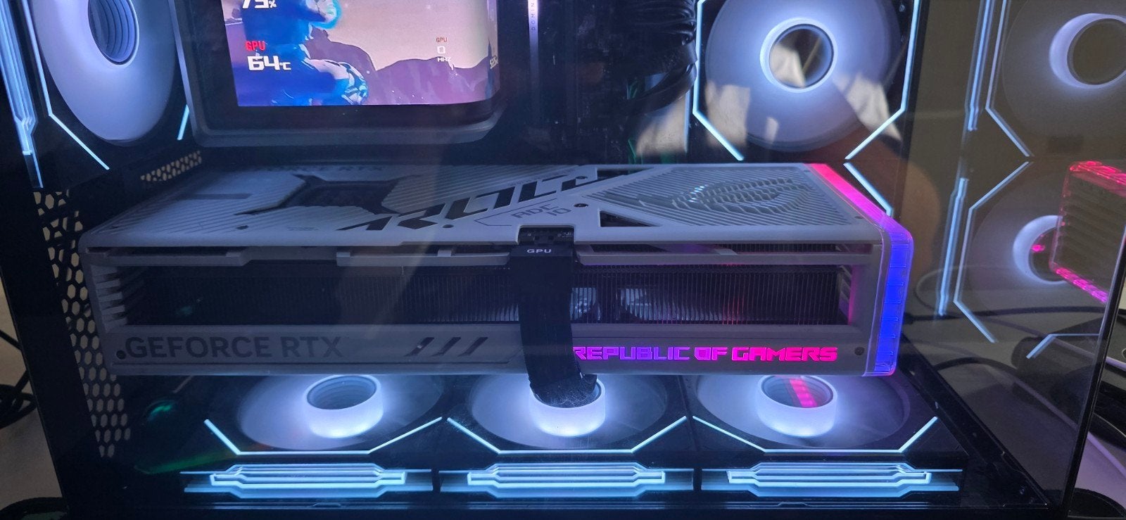 Rtx 4090 Asus ROG Strix OC white edition, Informatique & Logiciels, Cartes vidéo, Enlèvement ou Envoi, GDDR6, Comme neuf, HDMI