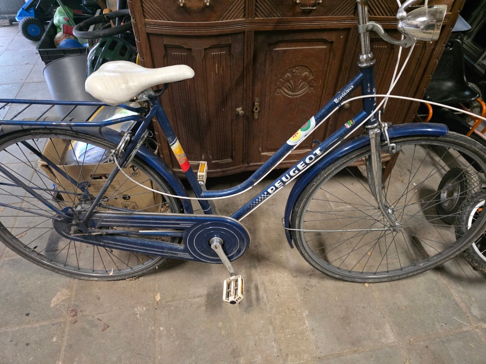 Cadre de vélo rétro Peugeot pour femme, Enlèvement