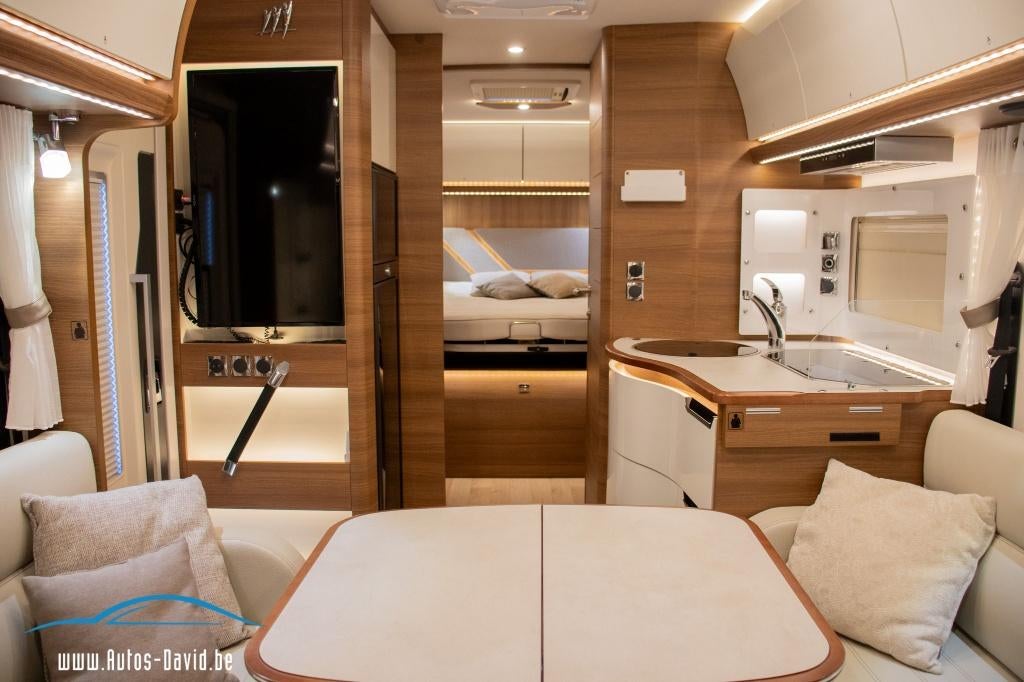 Rapido M96 Mercedes-Benz Camper Aut. 4 Slaappl. 1 EIGENAAR, Caravans en Kamperen, Mobilhomes, Vloeistofverwarming, 7 tot 8 meter