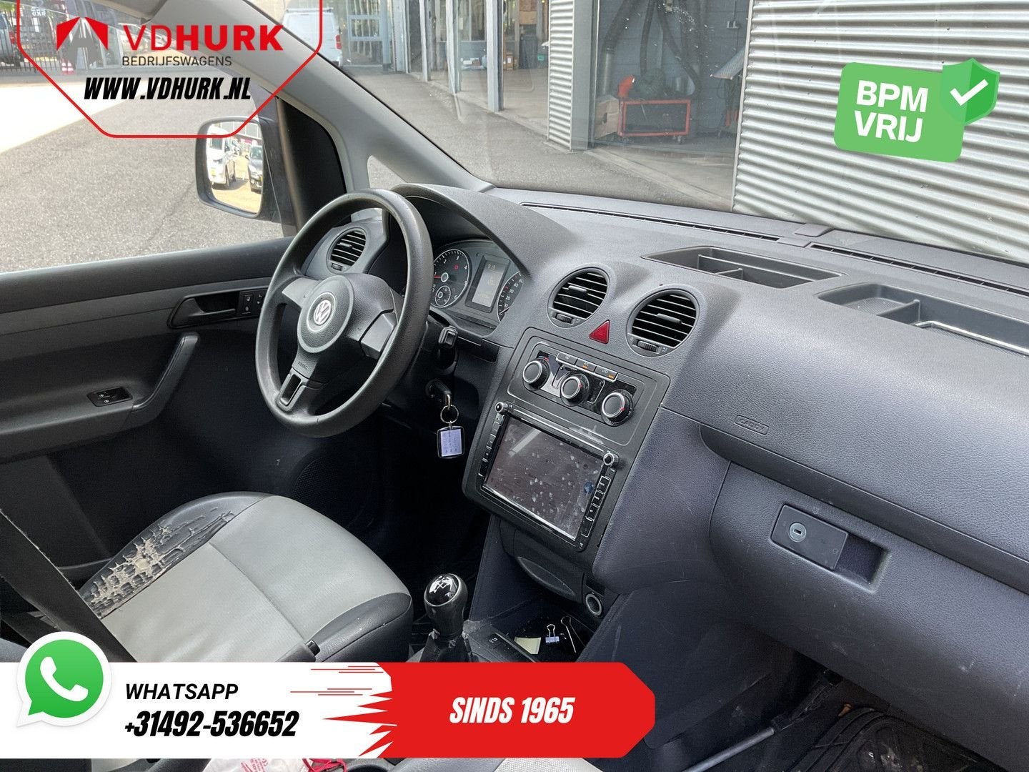 Volkswagen Caddy 1.6 TDI Maxi EXPORT APK-09-‘26/ Airco/ PDC/, Auto's, 149 g/km, Blauw, Bedrijf, Te koop