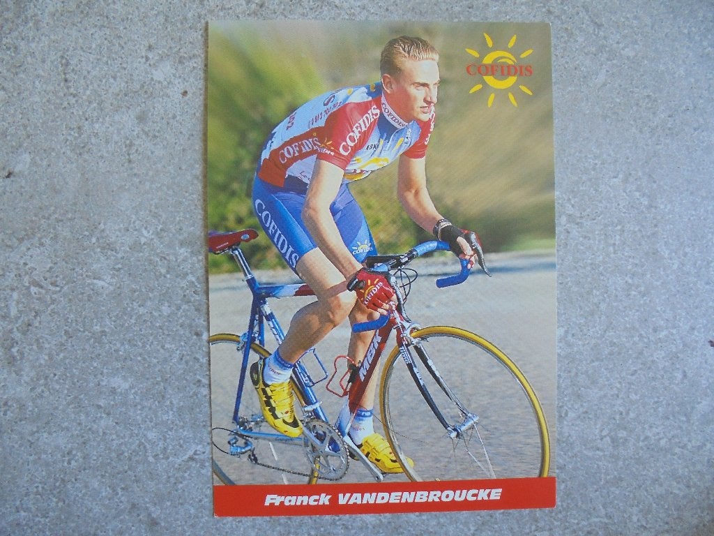 Wielerfoto Franck Vandenbroucke, Verzenden