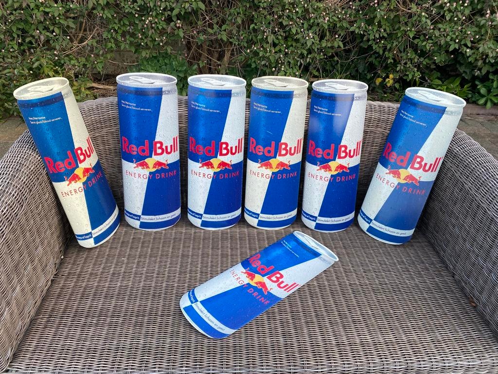7 Red Bull reclameborden, Verzamelen, Ophalen, Zo goed als nieuw