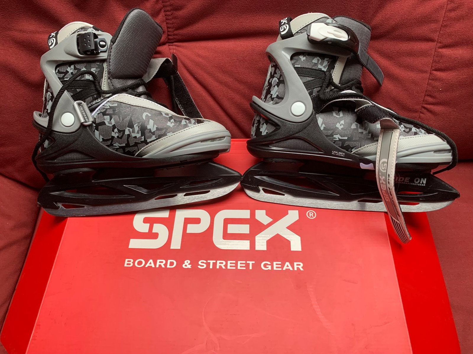 Patins à glace Spex taille 35 état neuf, Sports & Fitness, Enlèvement, Comme neuf