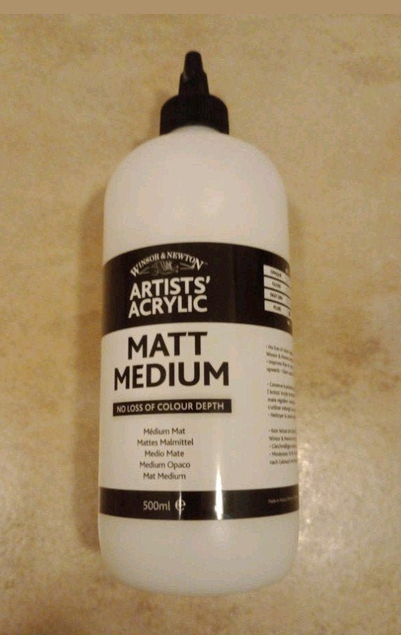 Winsor & Newton Artists' Acryl medium mat 500ml, Enlèvement ou Envoi