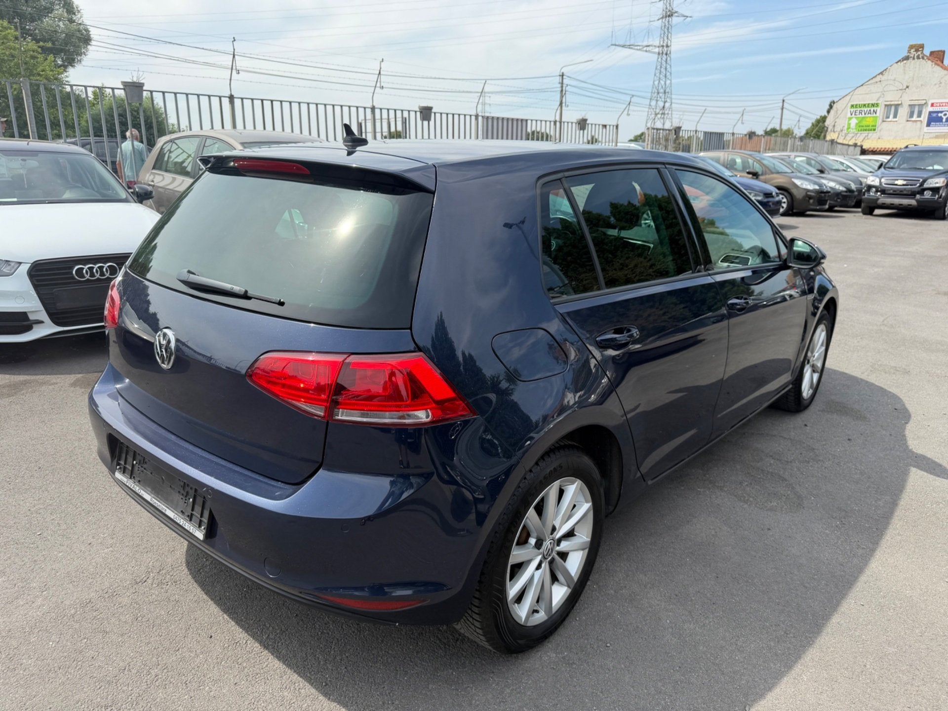 Volkswagen Golf, Auto's, Gebruikt, Euro 6, Blauw, 62 kW