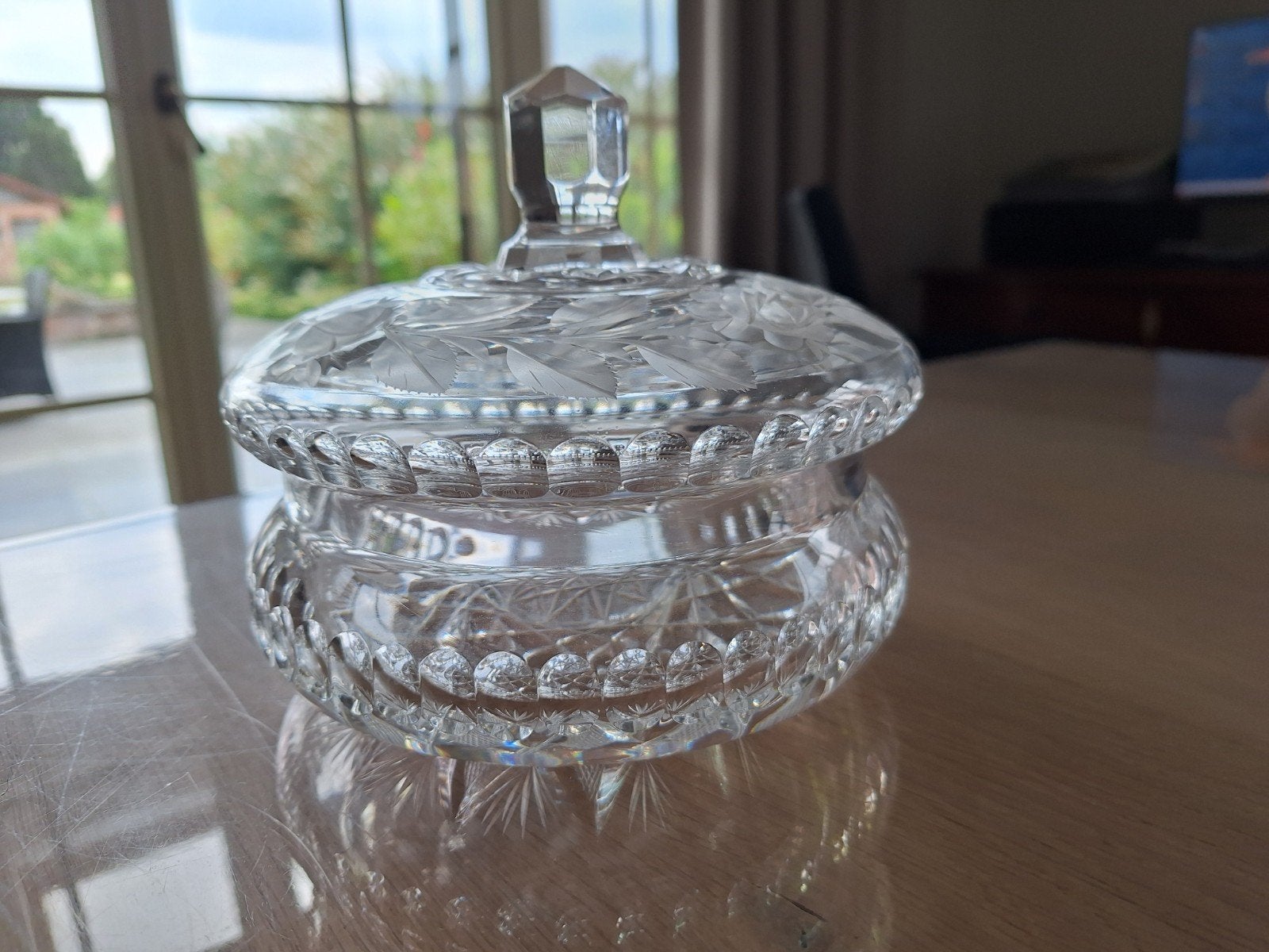 kristallen pot, Antiek en Kunst, Ophalen