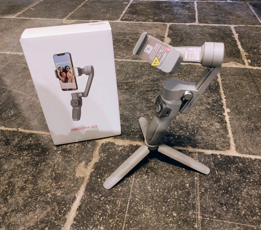 Zhiyun Smooth Q3, 3-assige stabilisatie, Gimbal, Ophalen of Verzenden, Zo goed als nieuw