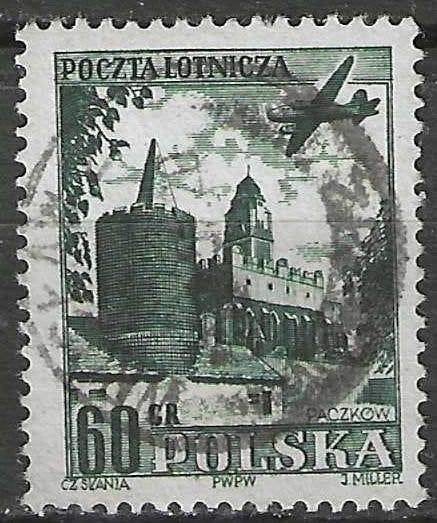 Polen 1954 - Yvert 34PA - Toerisme - Kazimierz - 60 gr. (ST), Verzenden, Polen, Gestempeld