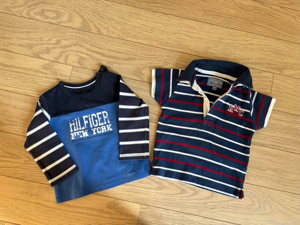 Bundel shirts Tommy Hilfiger en River Woods, Verzenden, Gebruikt, Jongetje, Shirtje of Longsleeve