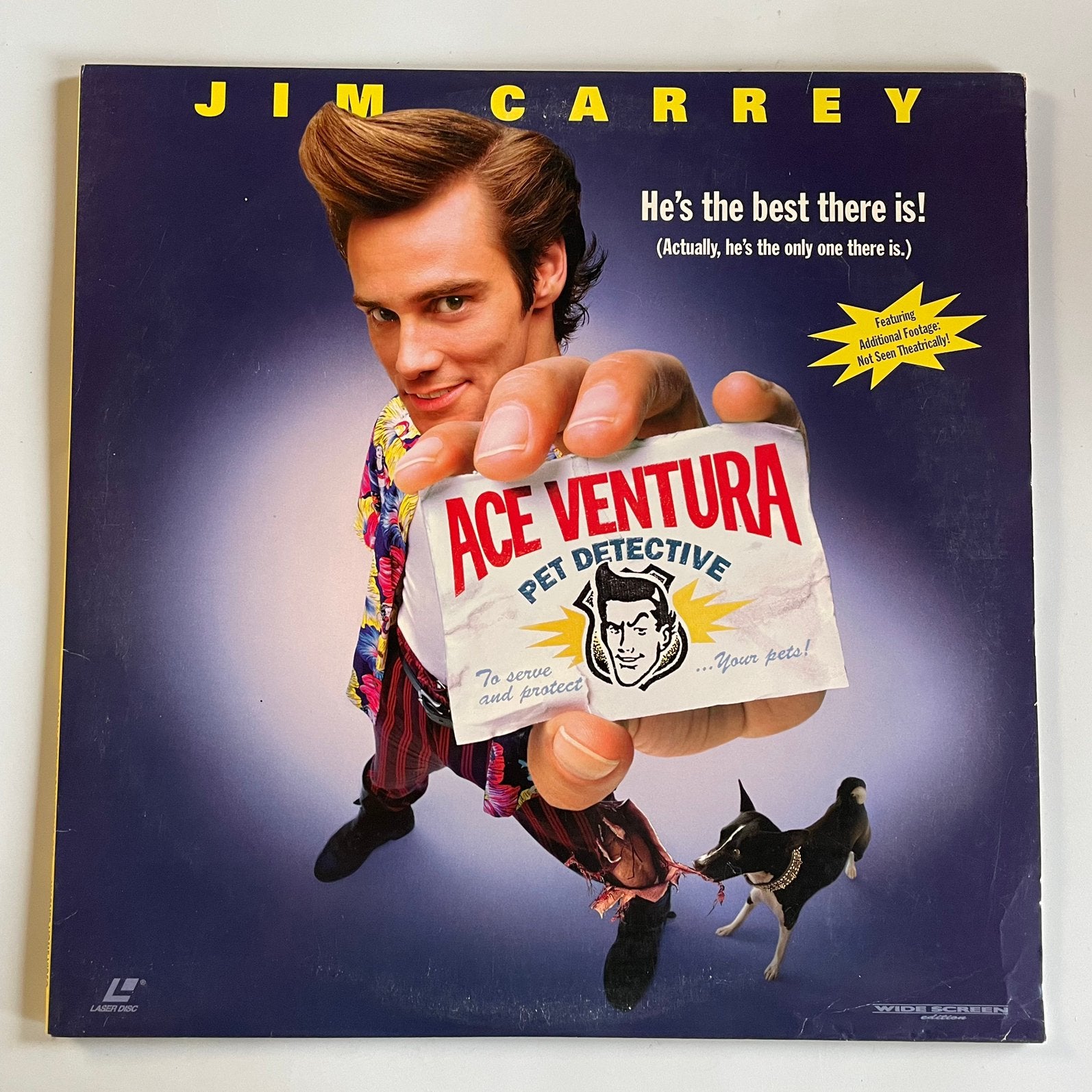 Ace Ventura Pet Detective - Laserdisc, CD & DVD, DVD | Autres DVD, Enlèvement ou Envoi, Comme neuf