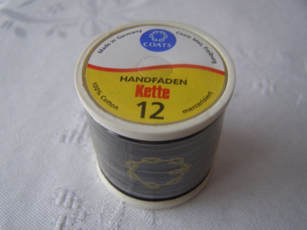 4 klosjes Coats "kette 12" handfaden, Ophalen of Verzenden, Nieuw, Garen of Naald(en)